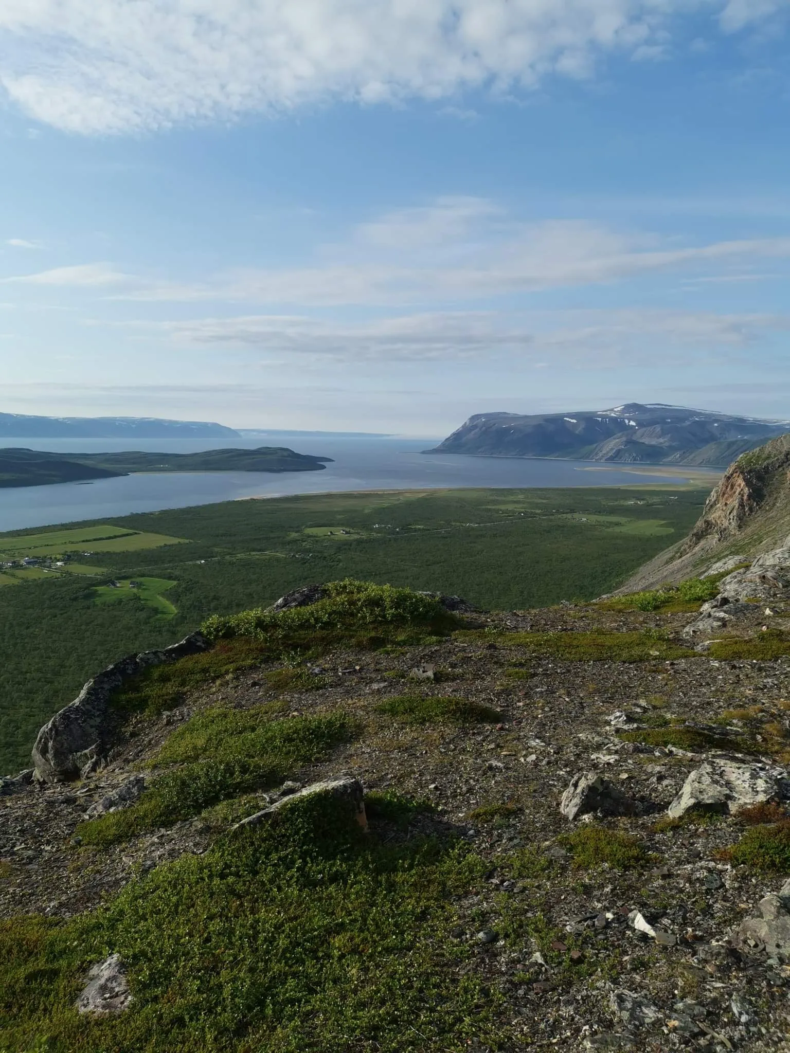 Utsikt fra Rødberget. 